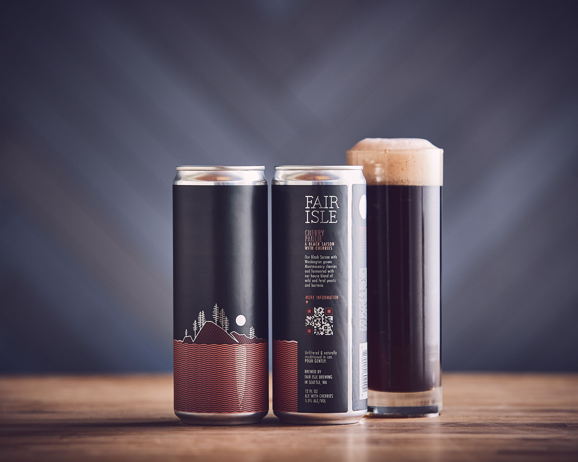 Cherry Paulie - dark saison with cherries