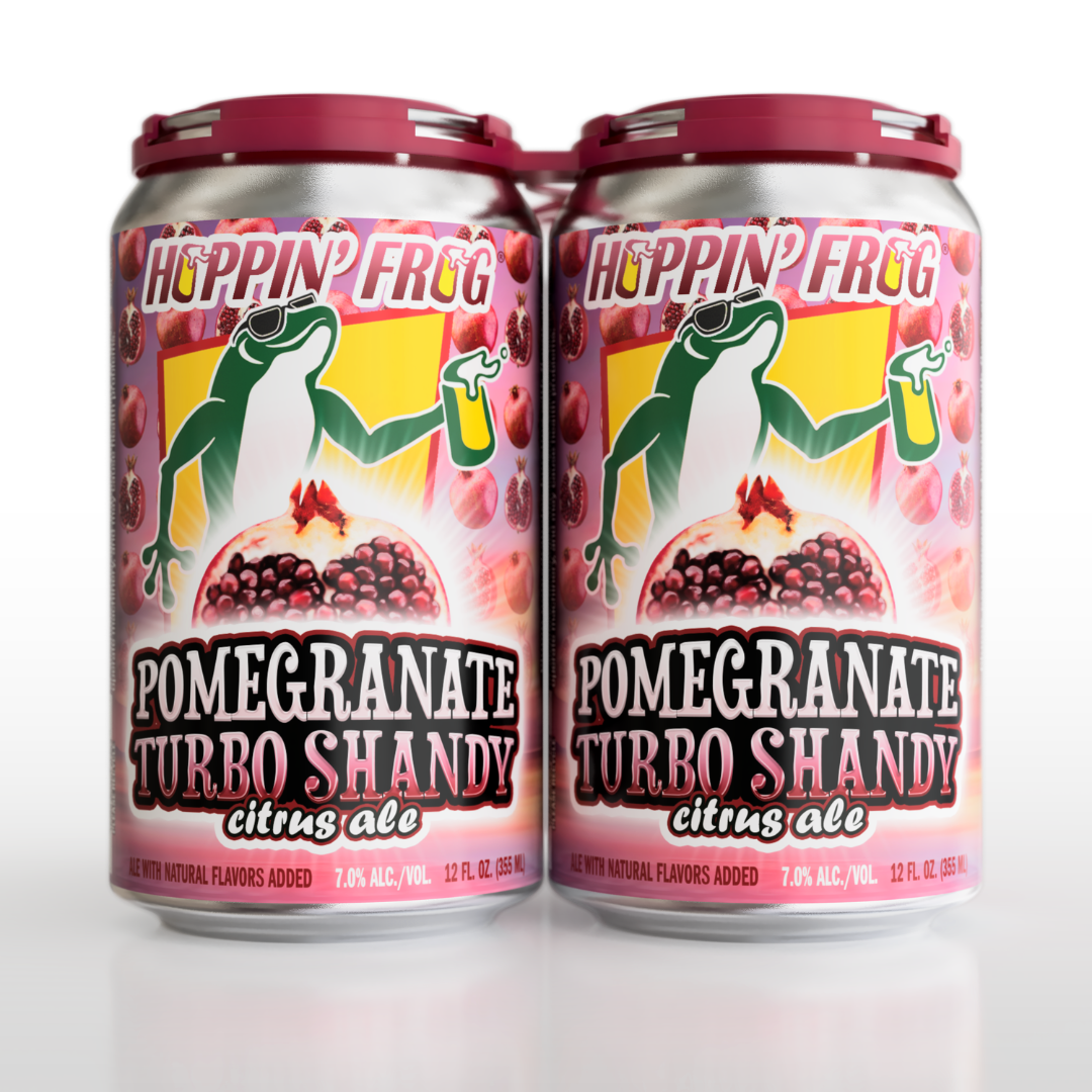 Pomegranate turbo shandy Citrus ale 4-pack 12-ounce cans