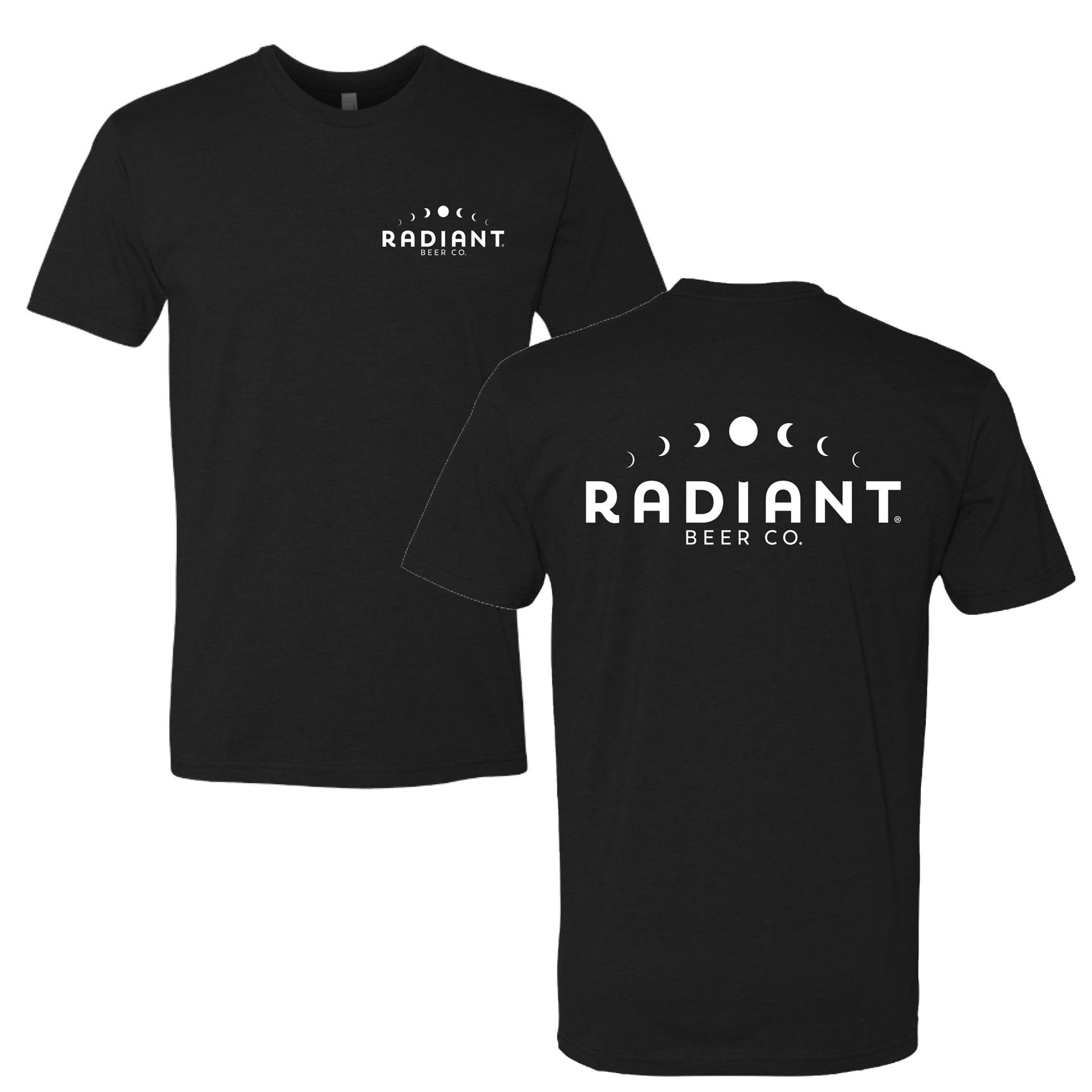 fjendtlighed tilbagemeldinger Bliv ophidset Short Sleeve BBA Moon Logo T Shirt - Black | Radiant Beer Online Shop