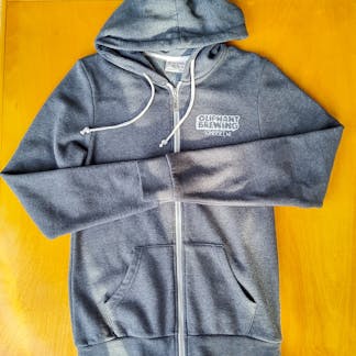 Oliphant Brewing Zip Up in Charcoal
