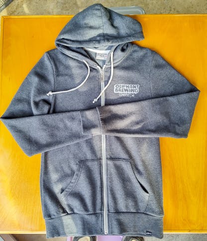 Oliphant Brewing Zip Up in Charcoal