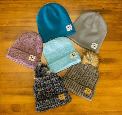photo of all beanies available