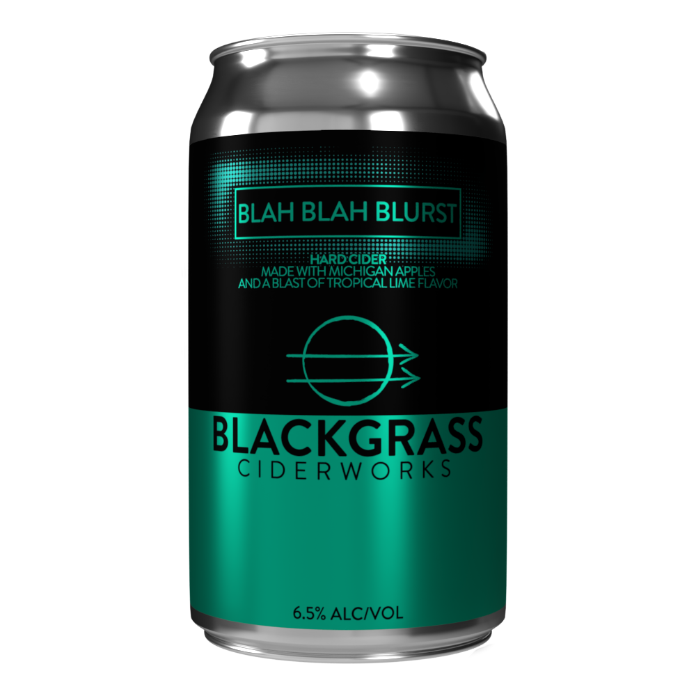BLAH BLAH BLURST - Tropoical Lime Blasted Hard Cider 12oz. - 4 Pack