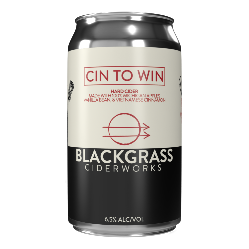 CIN TO WIN - Vanilla & Cinnamon Hard Cider 12oz. - 4 Pack