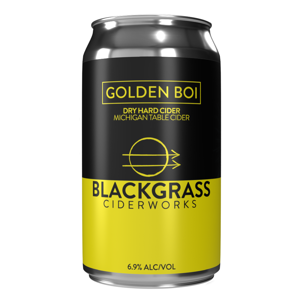 Golden Boi - Dry Hard Cider 12oz. - 4 Pack