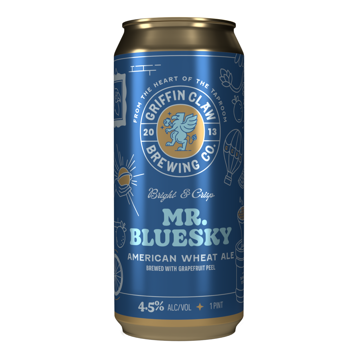 Mr. Bluesky - American Wheat Ale - 4 Pack