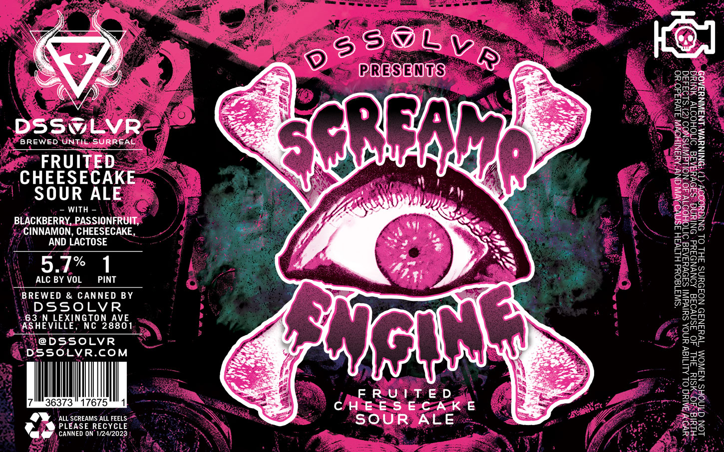 Screamo Engine - Blackberry Passionfruit Cheesecake Sour | DSSOLVR