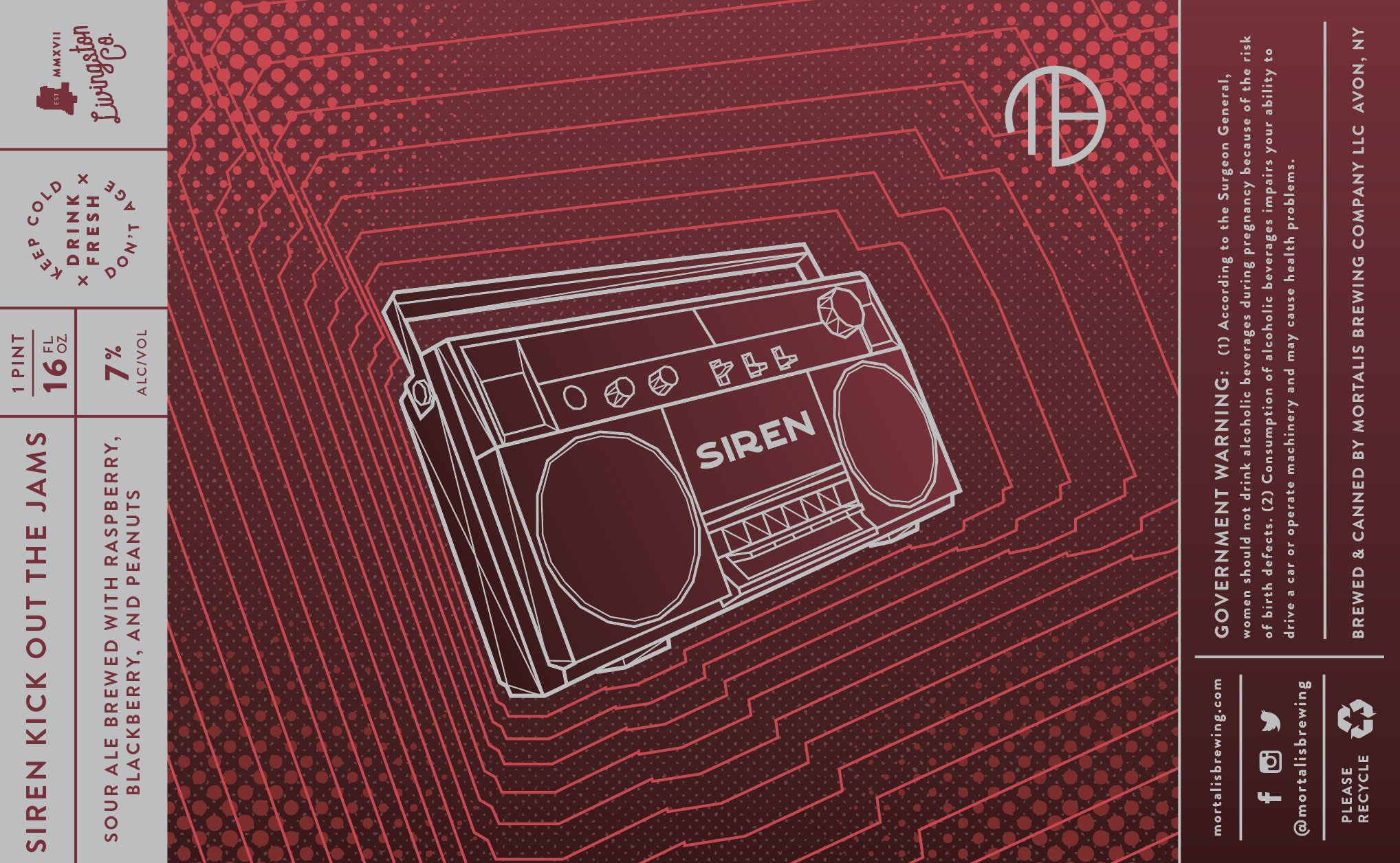 Siren Kick Out the Jams Label