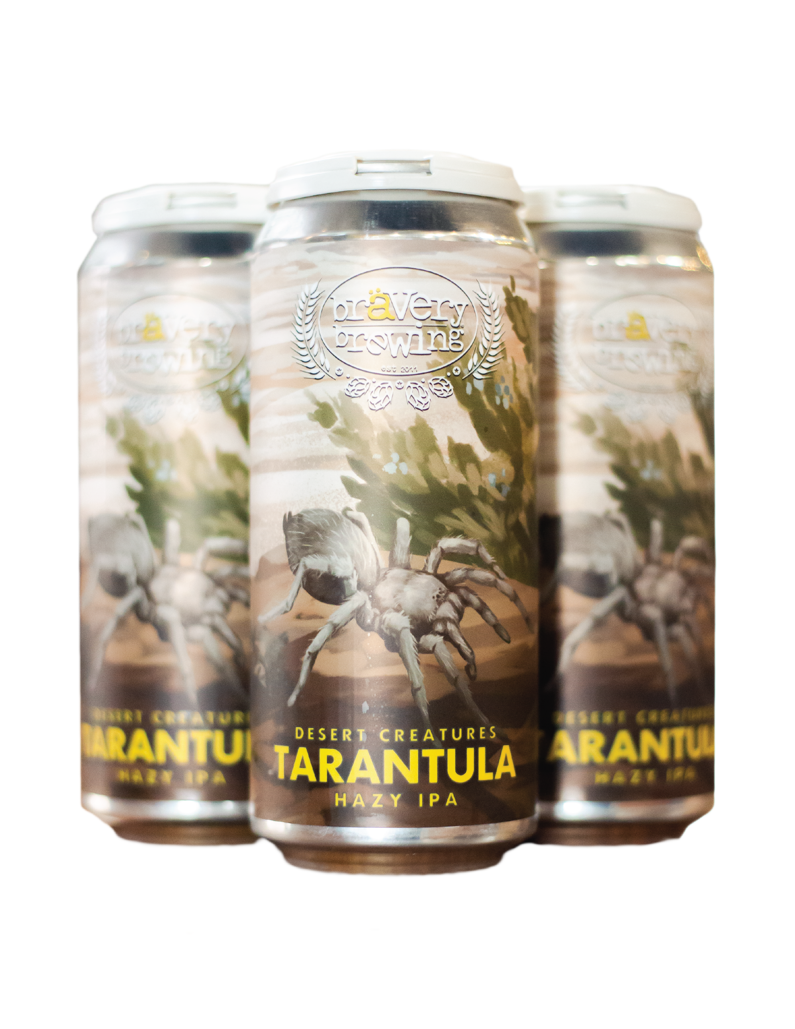 Bravery Brewing Tarantula Hazy IPA Cans - 16oz four pack