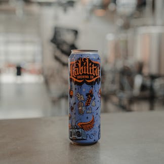 crowler can in taproom