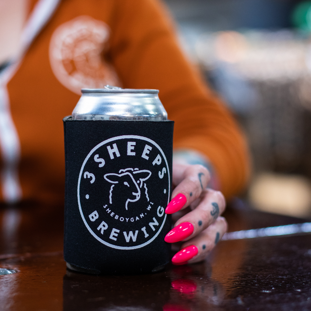 Coozie - 3 Sheeps Logo