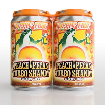 peach pecan turbo shandy 4-pack 12-ounce can