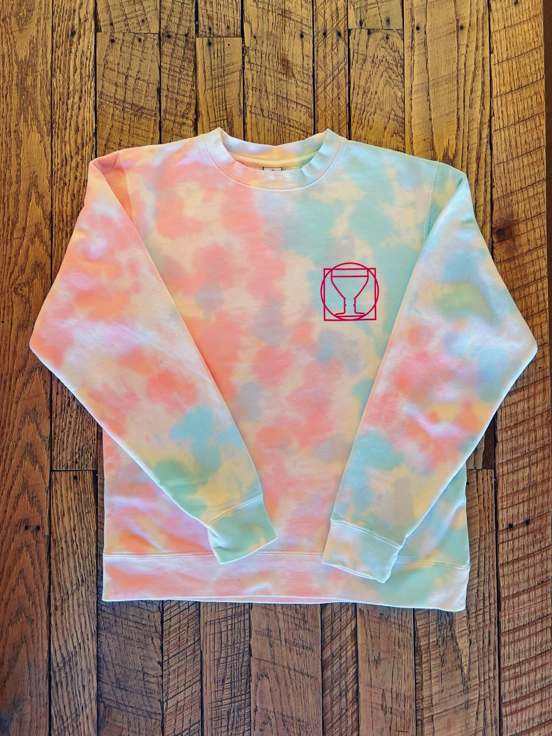 Cotton Candy Tie Dye Pullover Crewneck