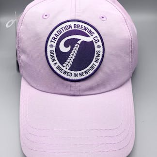 Lavendar Hat with circle logo