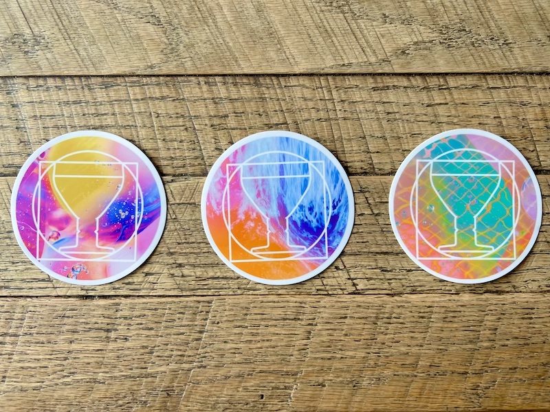 12 oz. Series Sticker 3pk