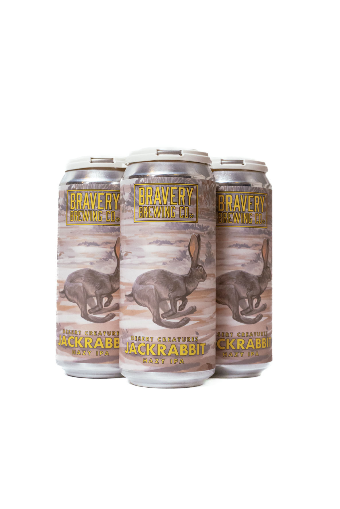 cans of Jackrabbit Hazy IPA 4-pack