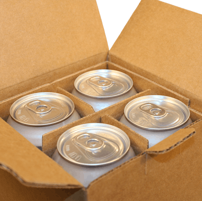 dividers for shipping cans 16oz separators cardboard partitions box