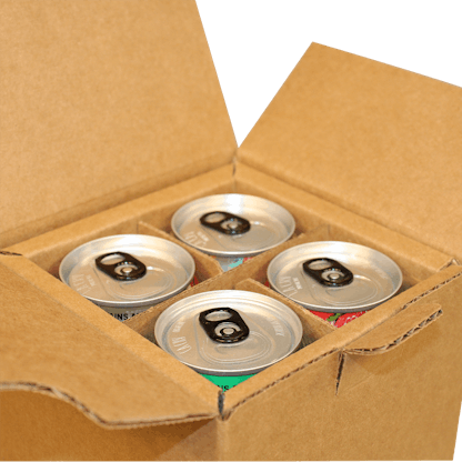 cardboard dividers for shipping cans sleek 12oz