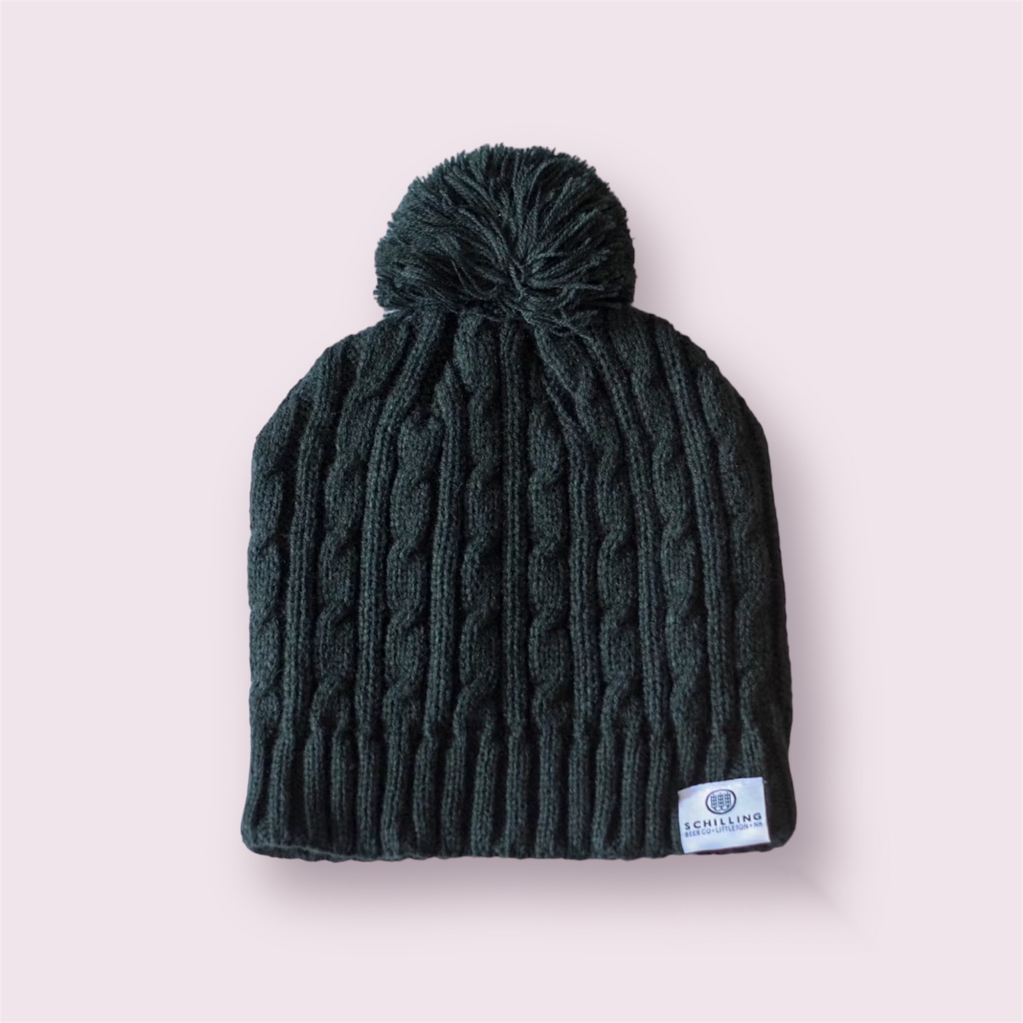 Cable Knit Pom Hat