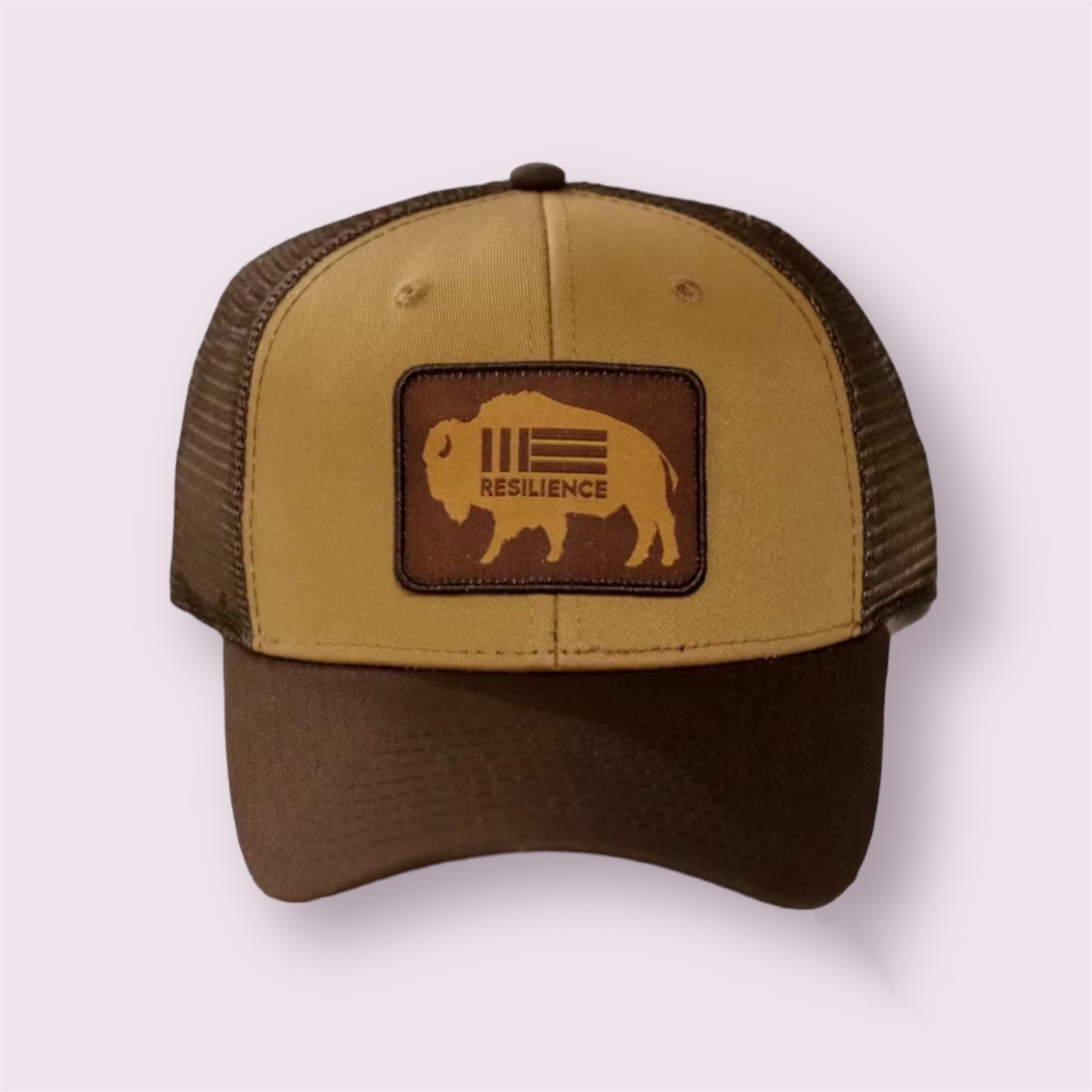 Resilience Trucker Hat - Brown/Tan
