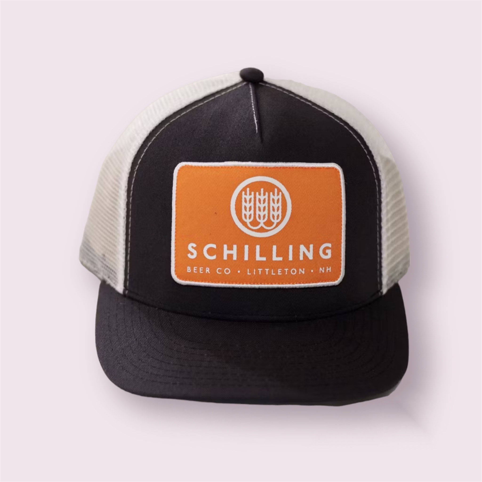 Schilling Trucker Hat - Navy/Orange