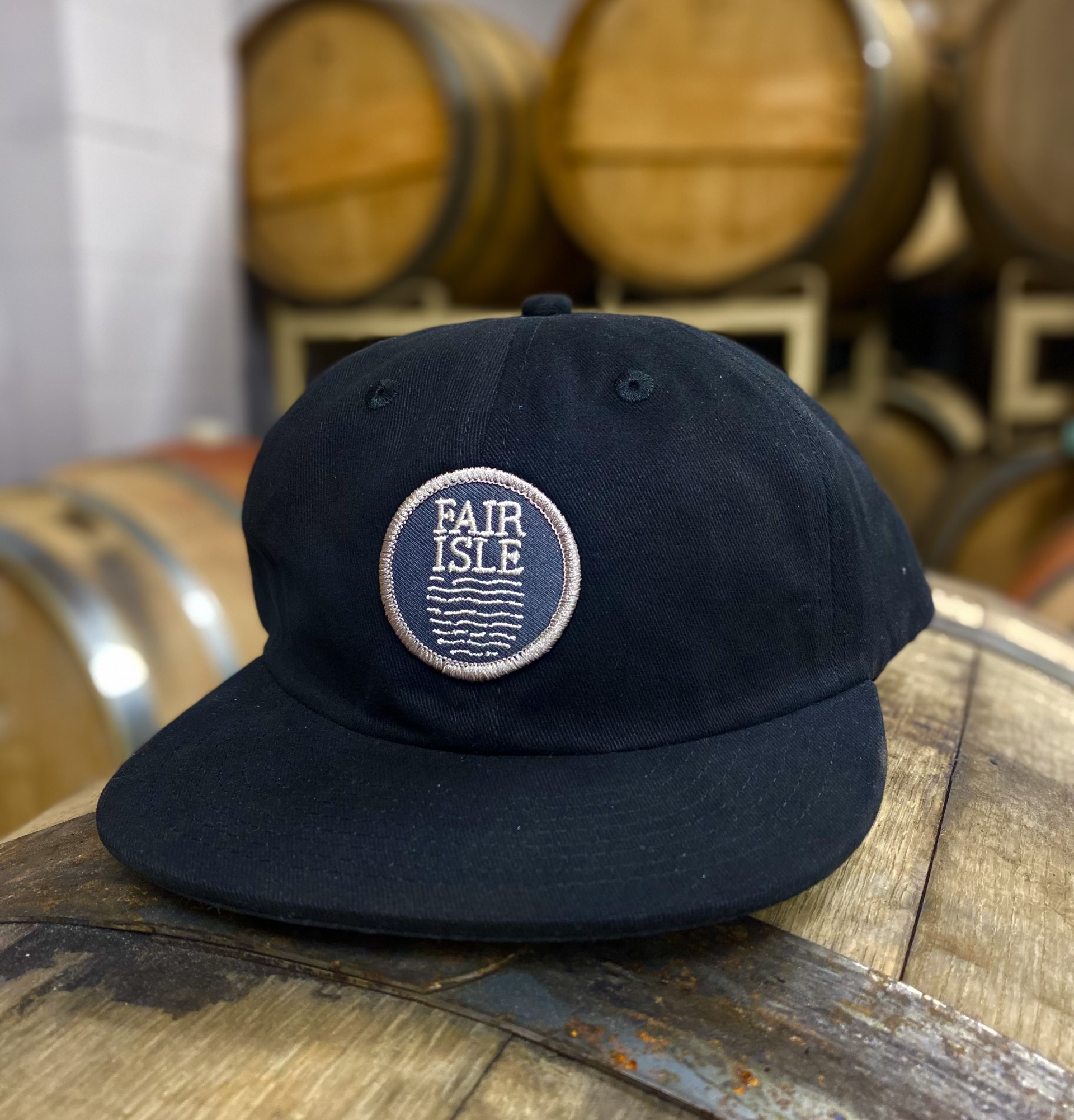 Patch Logo Hat in Black