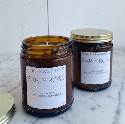 early rose candle
