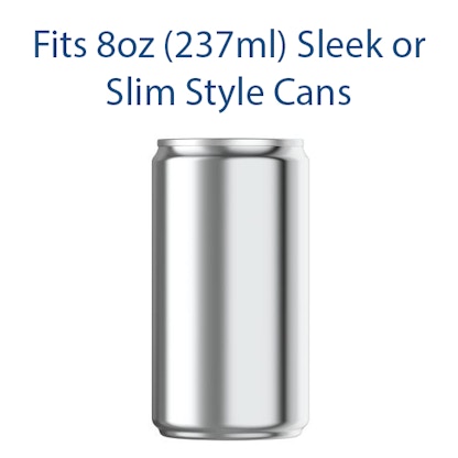 8oz sleek cans slim beverage cans 237ml
