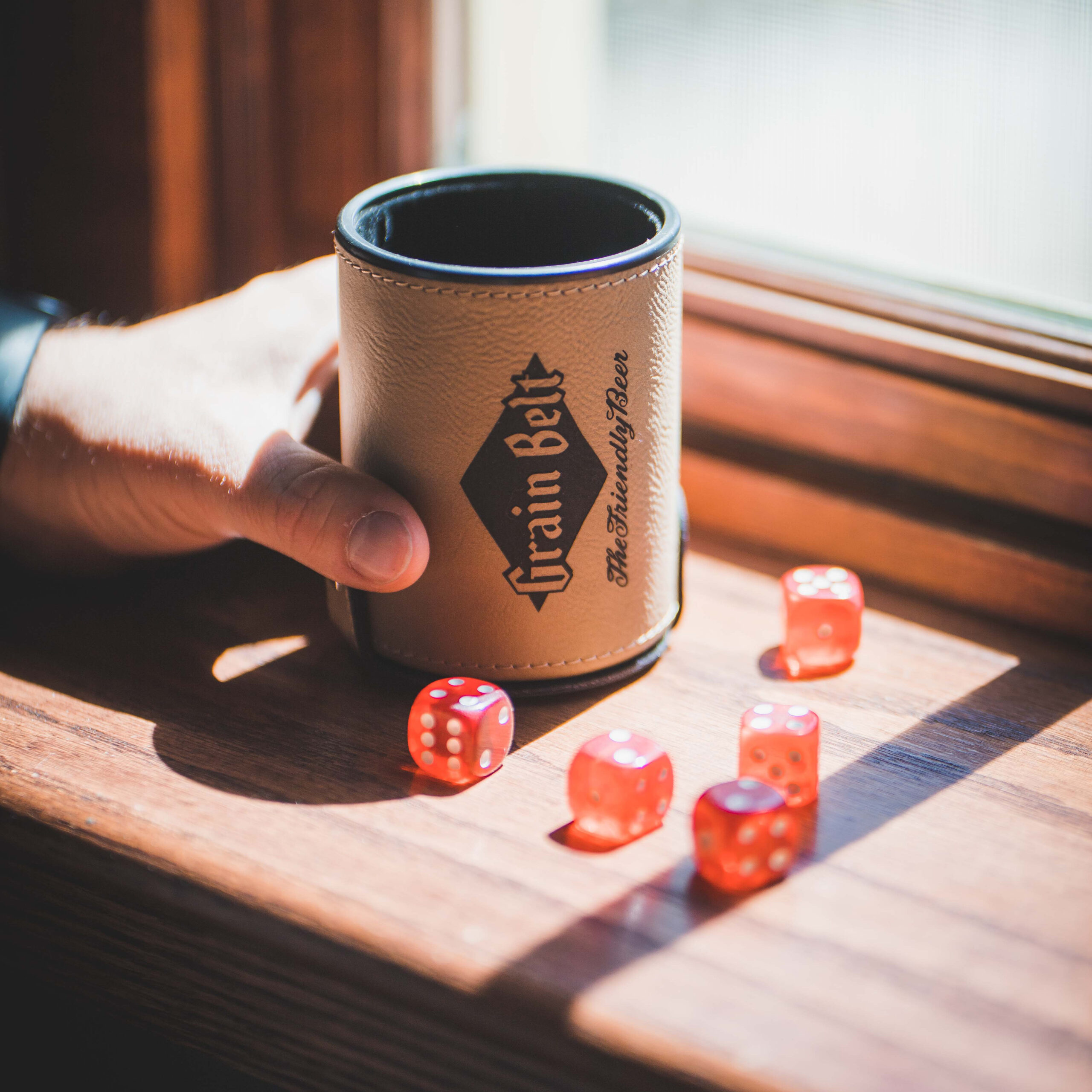 Grain Belt Dice Cup