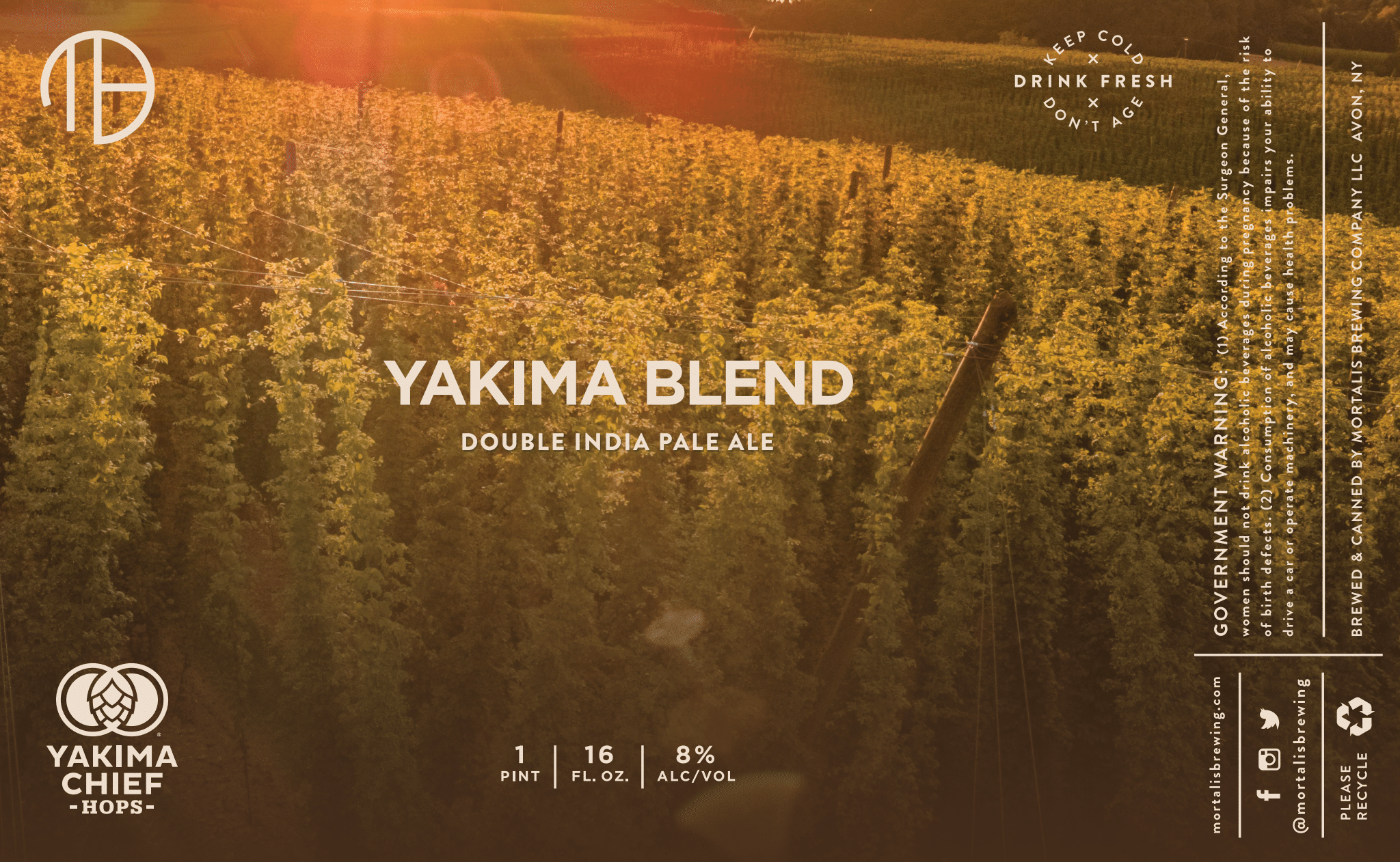 Yakima Blend Can Art