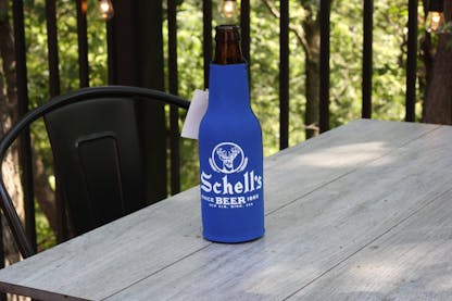 Schells Zip bottle coolers blue 