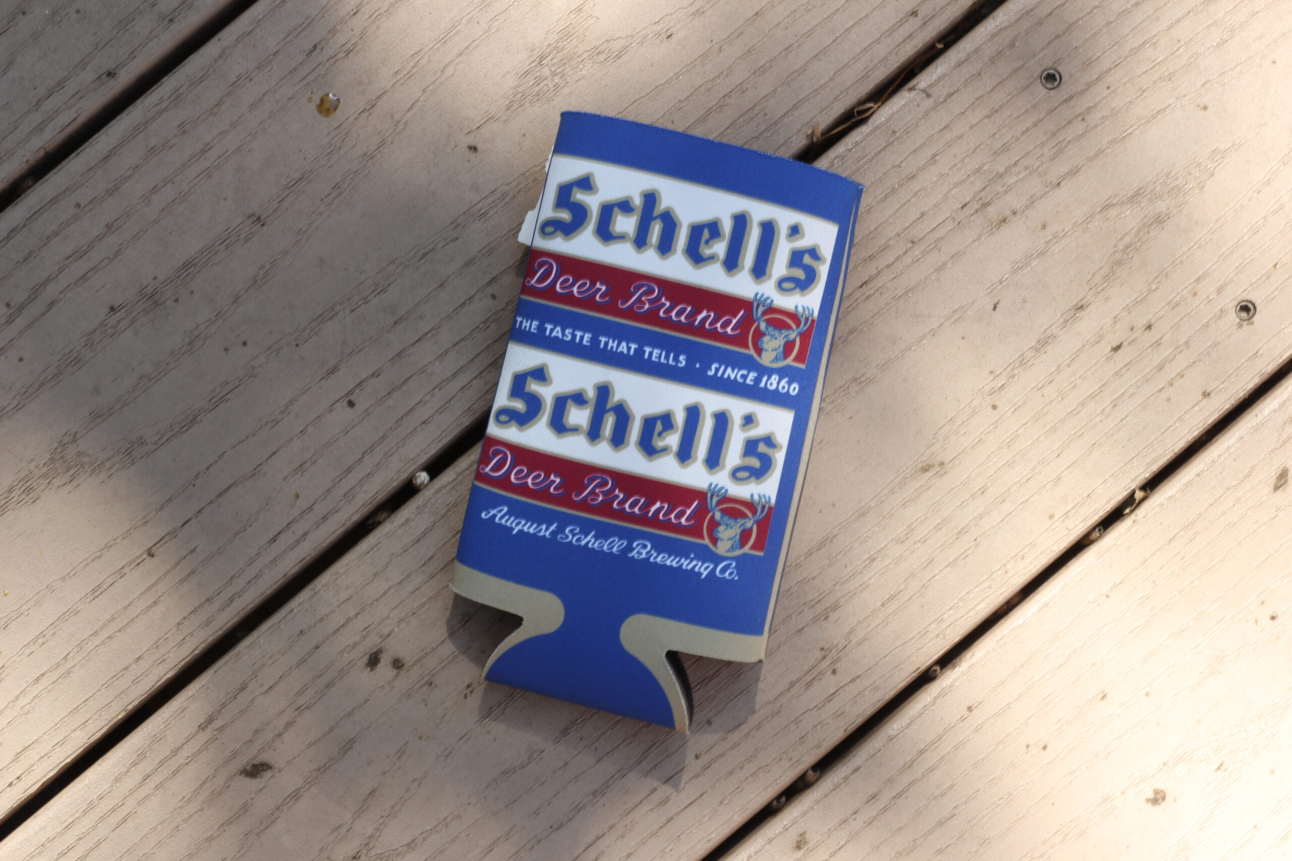 Schells brewery can coozie
