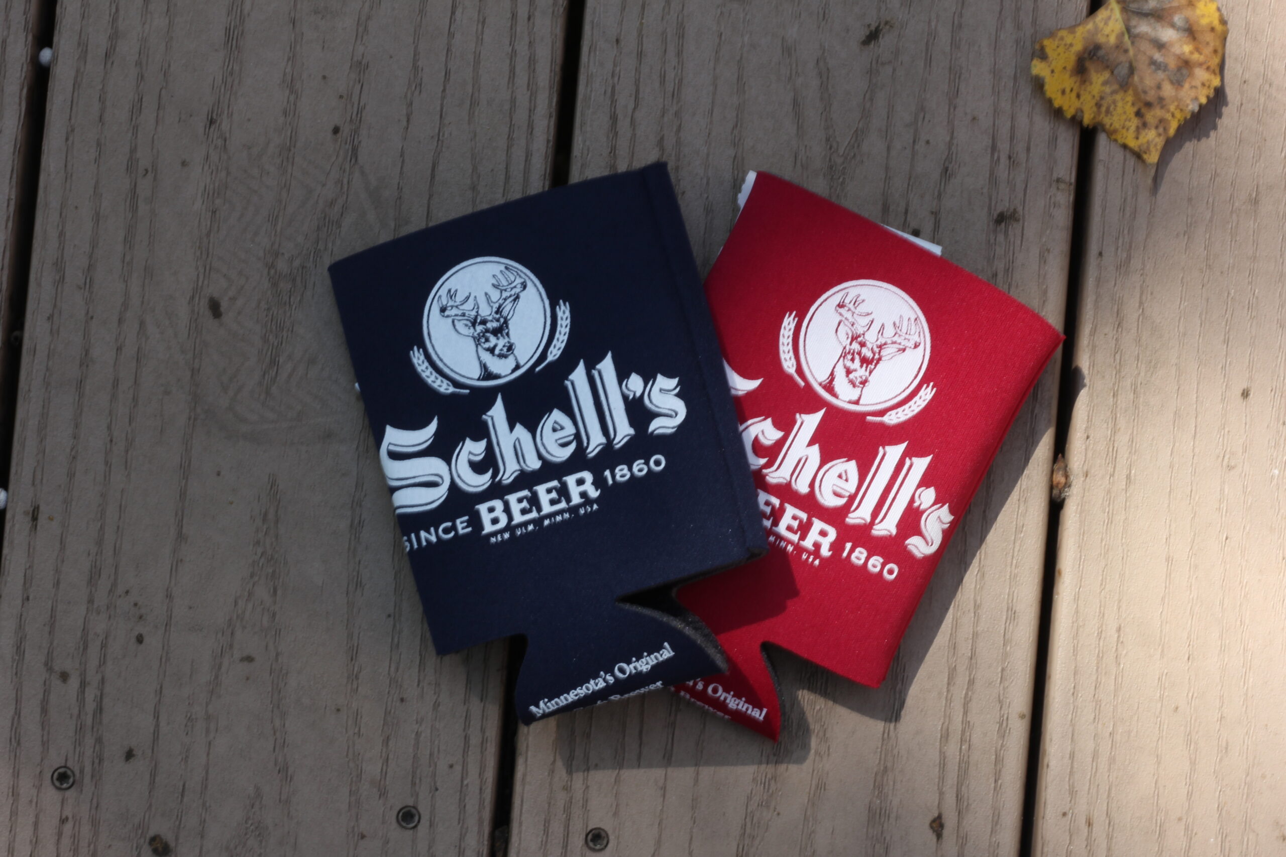 Two Schells brewery can coozie