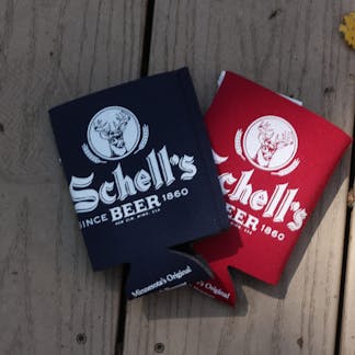 Two Schells brewery can coozie