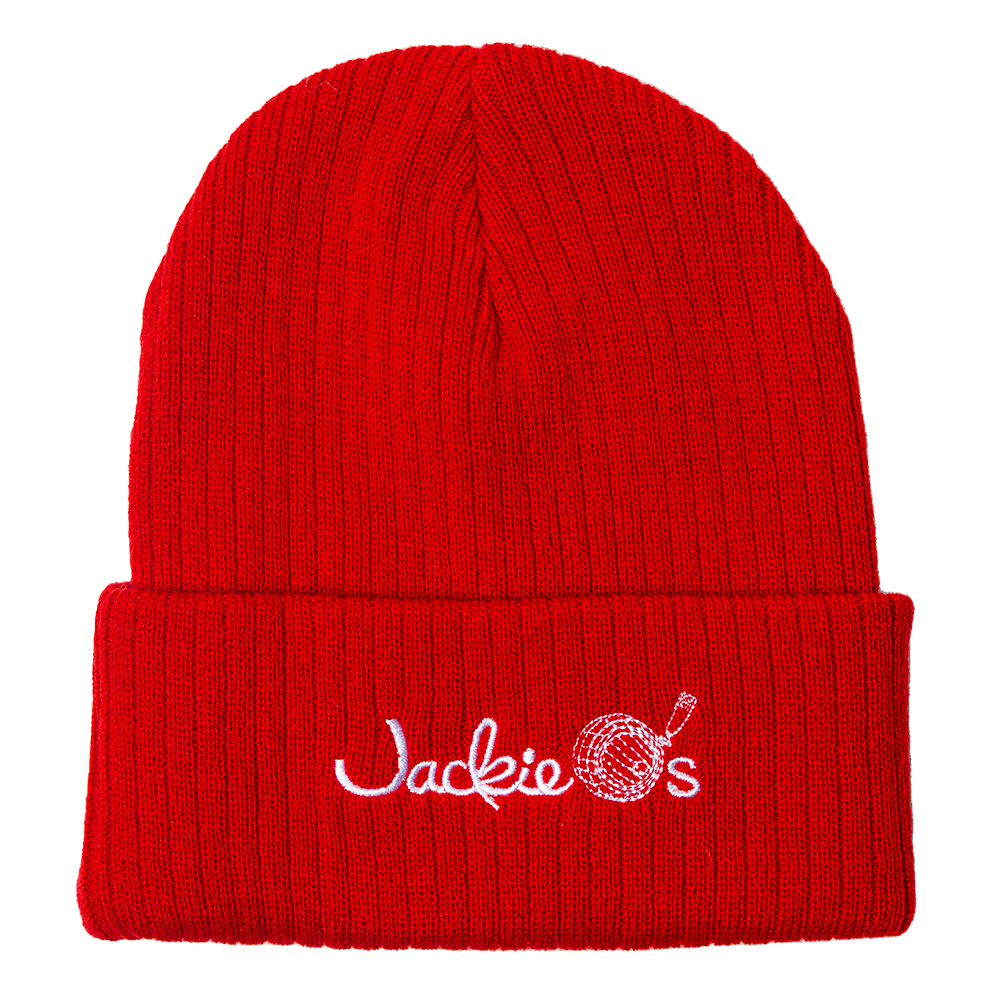 Red Jackie O's Beanie