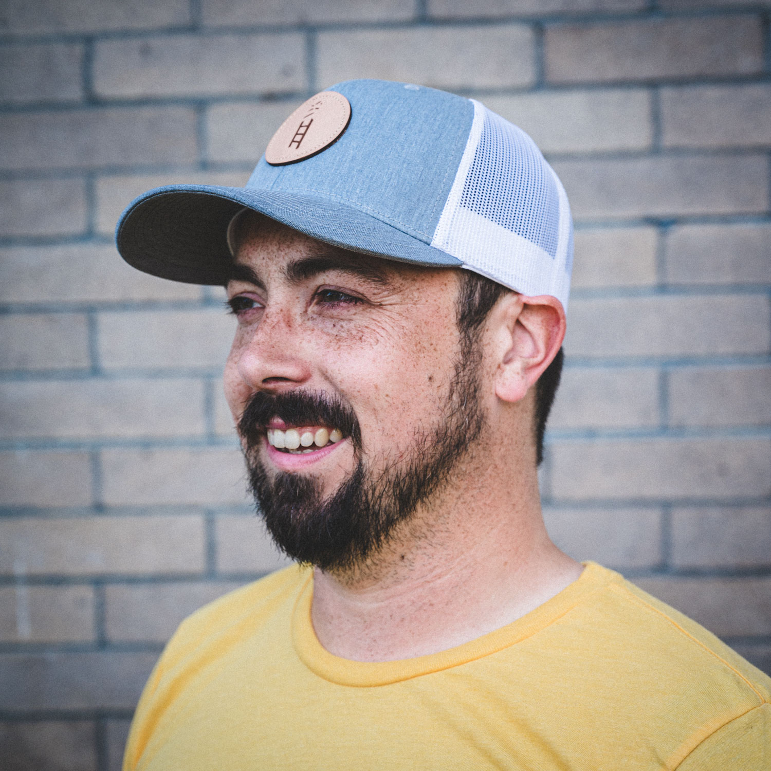 Grey Trucker Hat Corporate Ladder Brewing Online Shop   Grey Trucker 