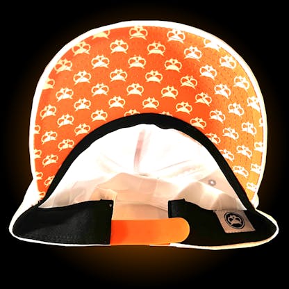 orange under bill with white Xul fanghead logo