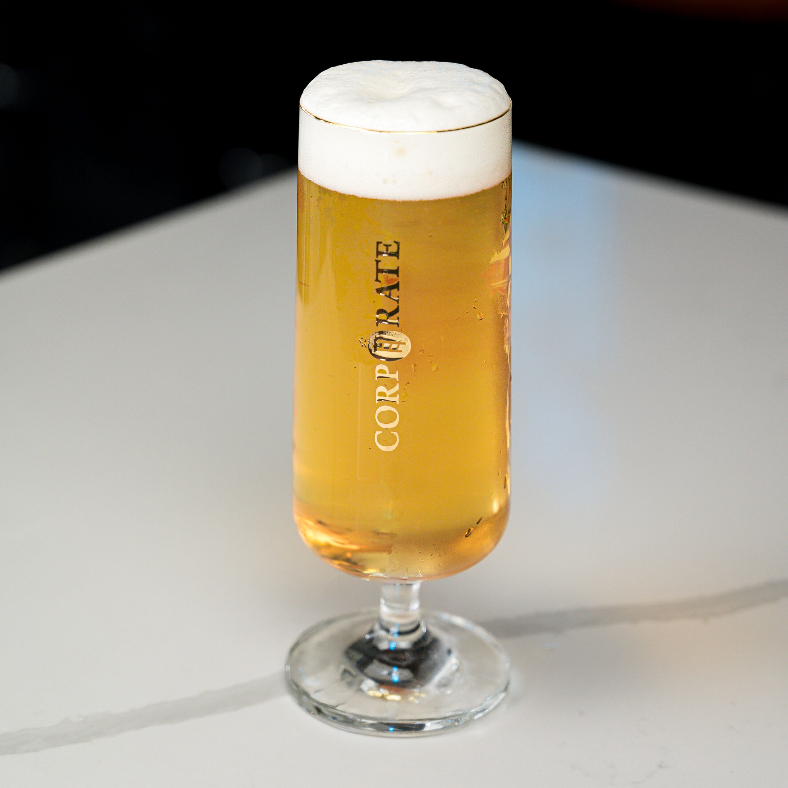 0.3L Rastal Perl Goblet w/ Gold Foil Corporate Ladder Logo