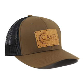 hat bamboo brown black trucker