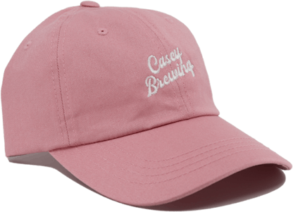embroidered pink hat