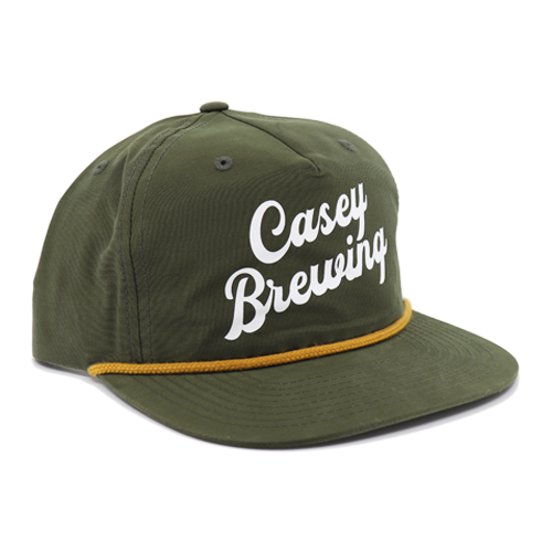 casey brewing green dad hat yellow ribbon