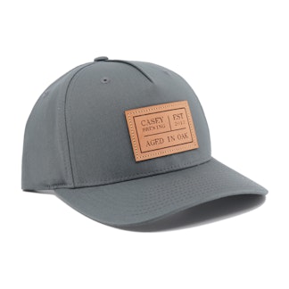 dark grey aged in oak hat
