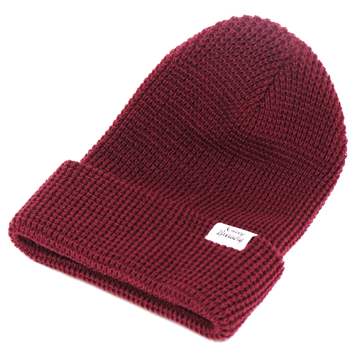Casey Woven Beanie Burgundy