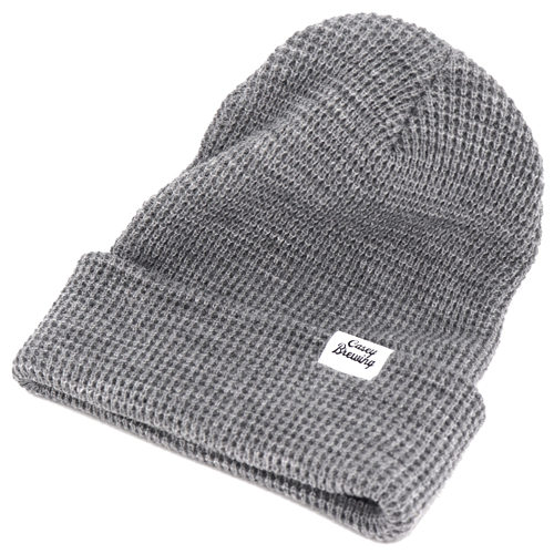 Casey woven grey beanie