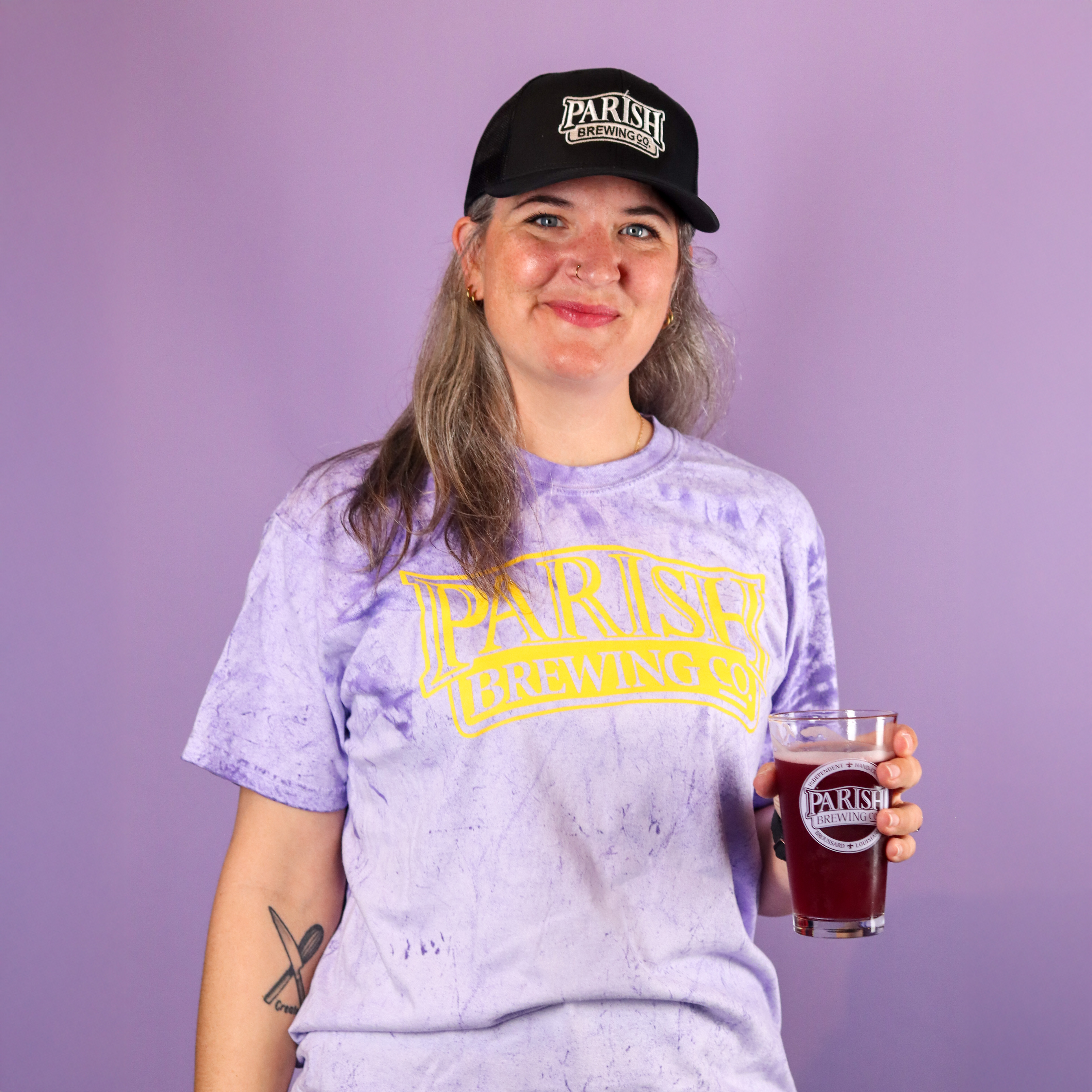 Purple Tie Dye Shirt