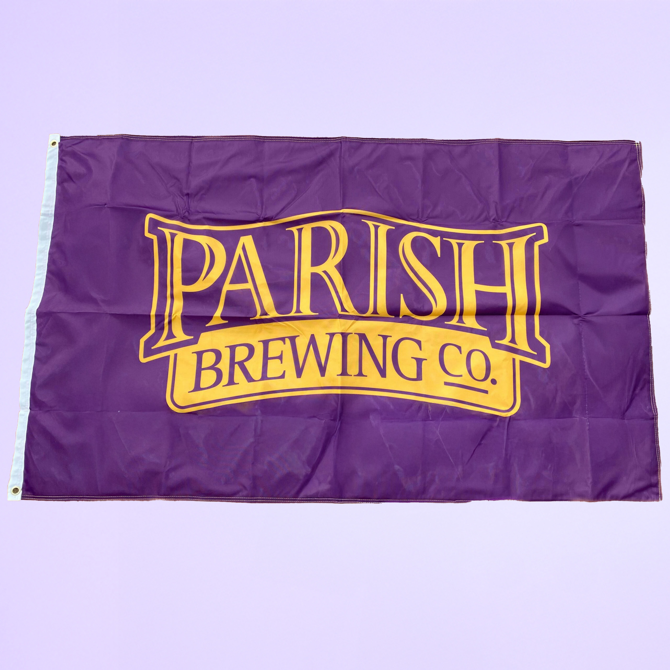 Purple & Gold Parish Brewing Co. Flag (3x5)