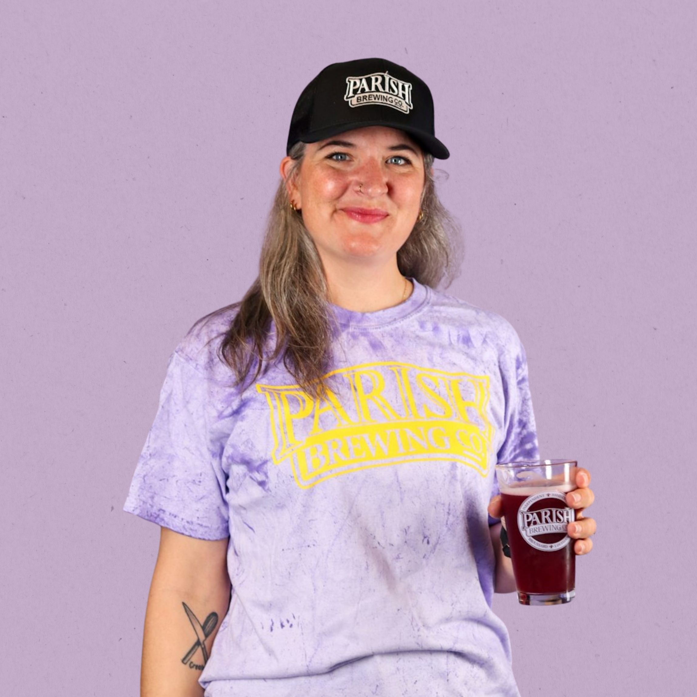 Purple Tie Dye Shirt