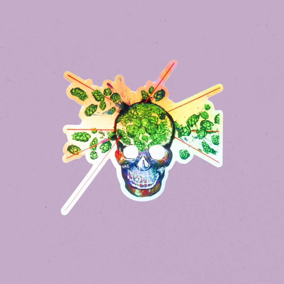 Holographic DDH Ghost in the Machine Sticker