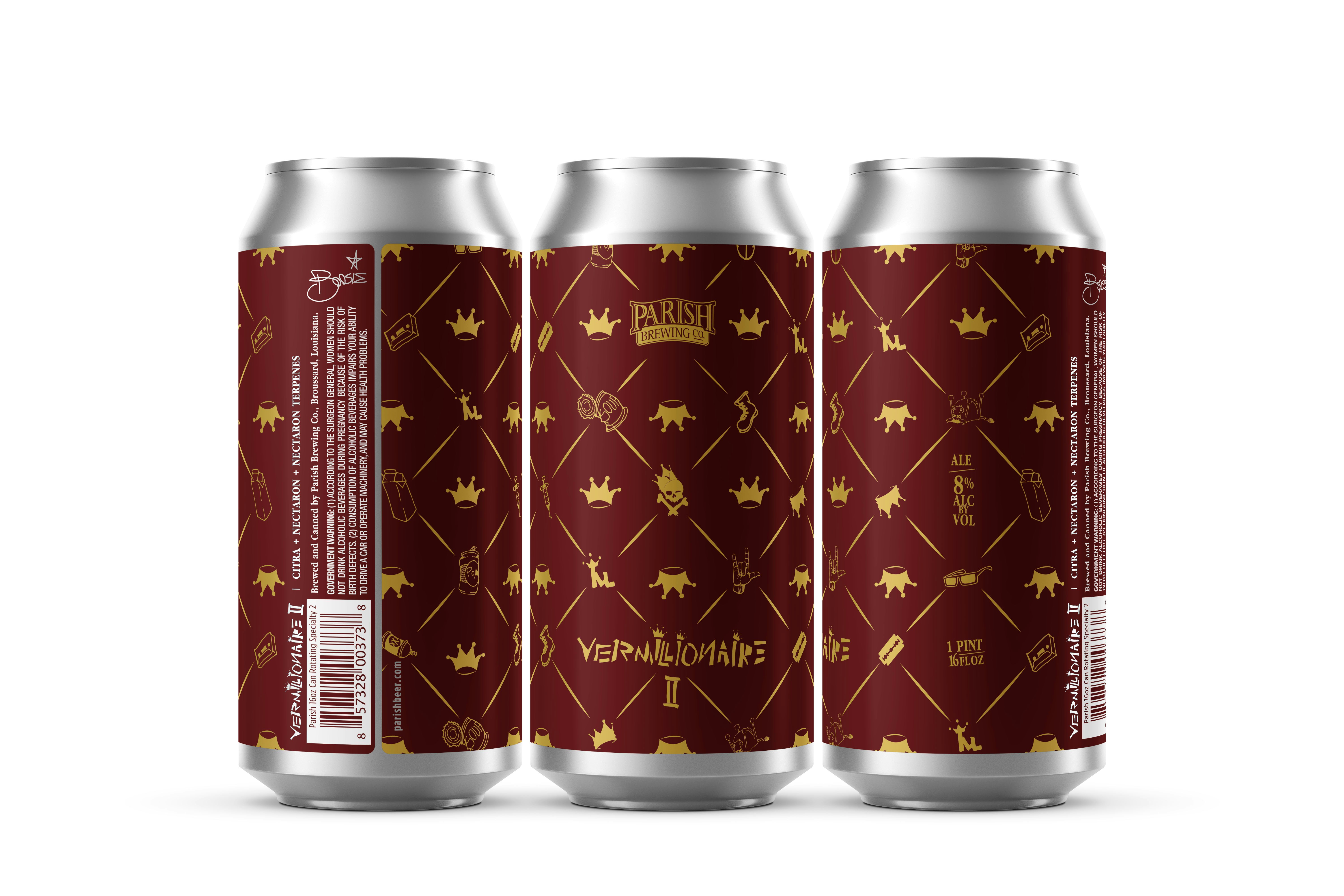 Vermillionaire II 4-Pack 16oz Cans