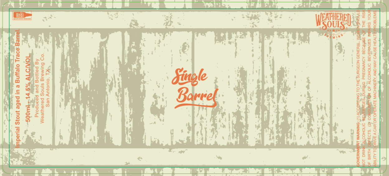 Single Barrel Buffalo Trace Bottle